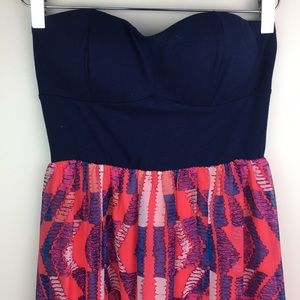 Strapless maxi dress size M